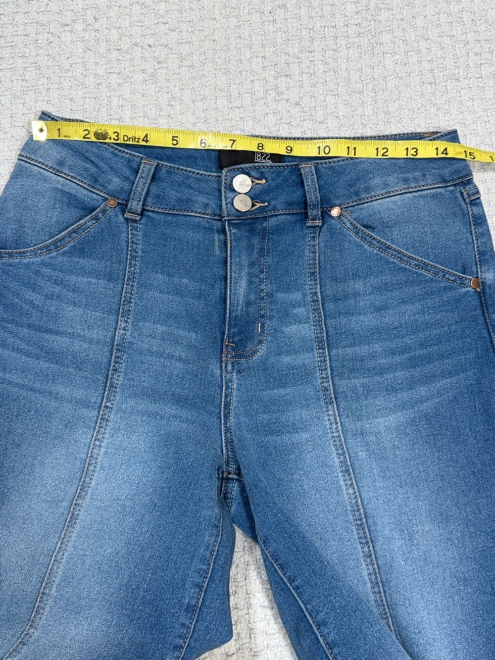 Women’s 1822 Denim Style #CJ32M2447C7 Wide Leg High Waist Pants Jeans  Size 8 - Picture 11 of 14